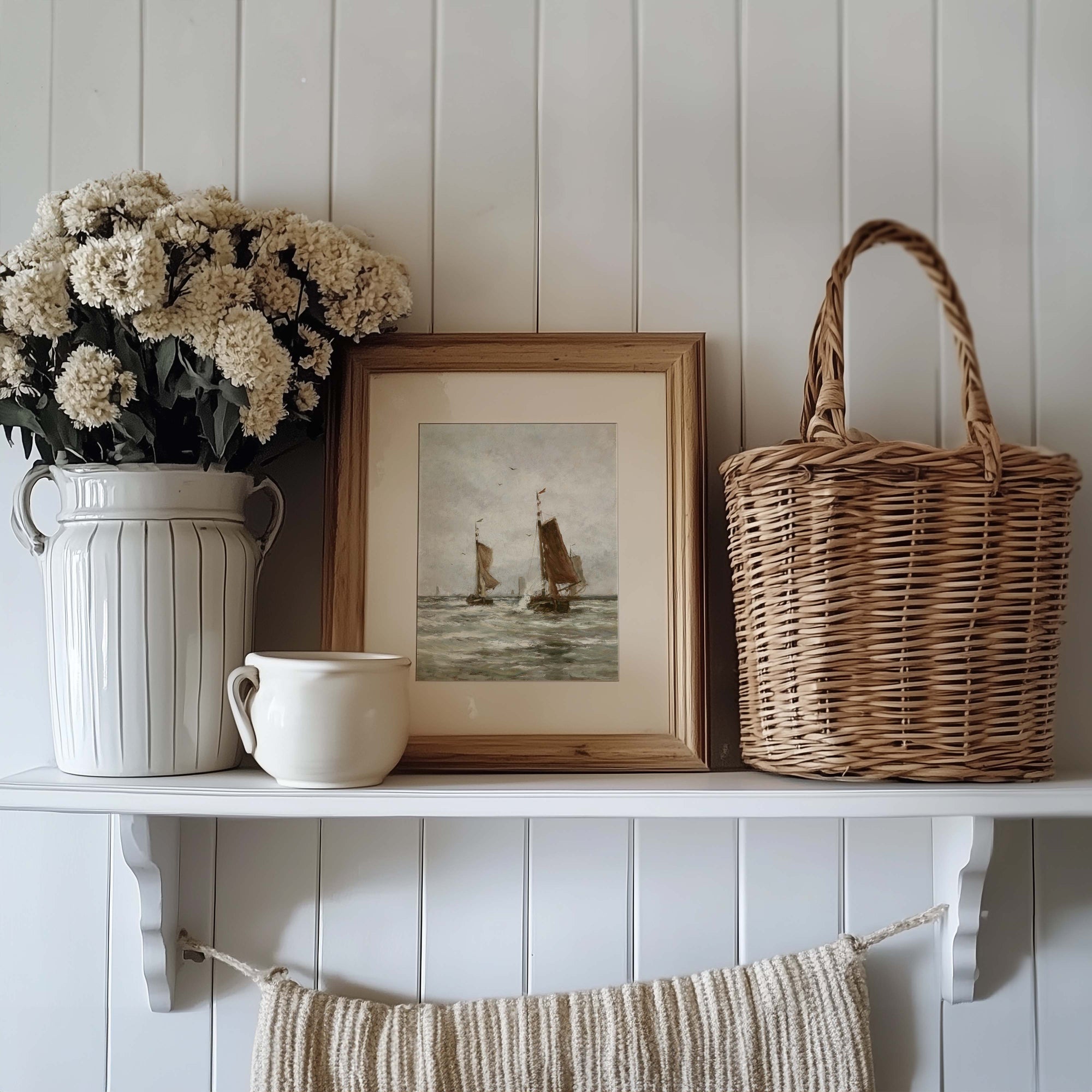 How to Style Vintage Art in Kitchens + Dining Rooms