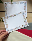 Floral Border Stationery Set - Meredith