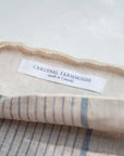 Linen Navy Stripe Pillow Cover 02