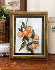 Original Framed Oil Painting- Orange Vine