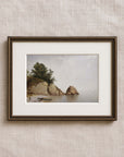 Vintage Seascape Print | On Shore