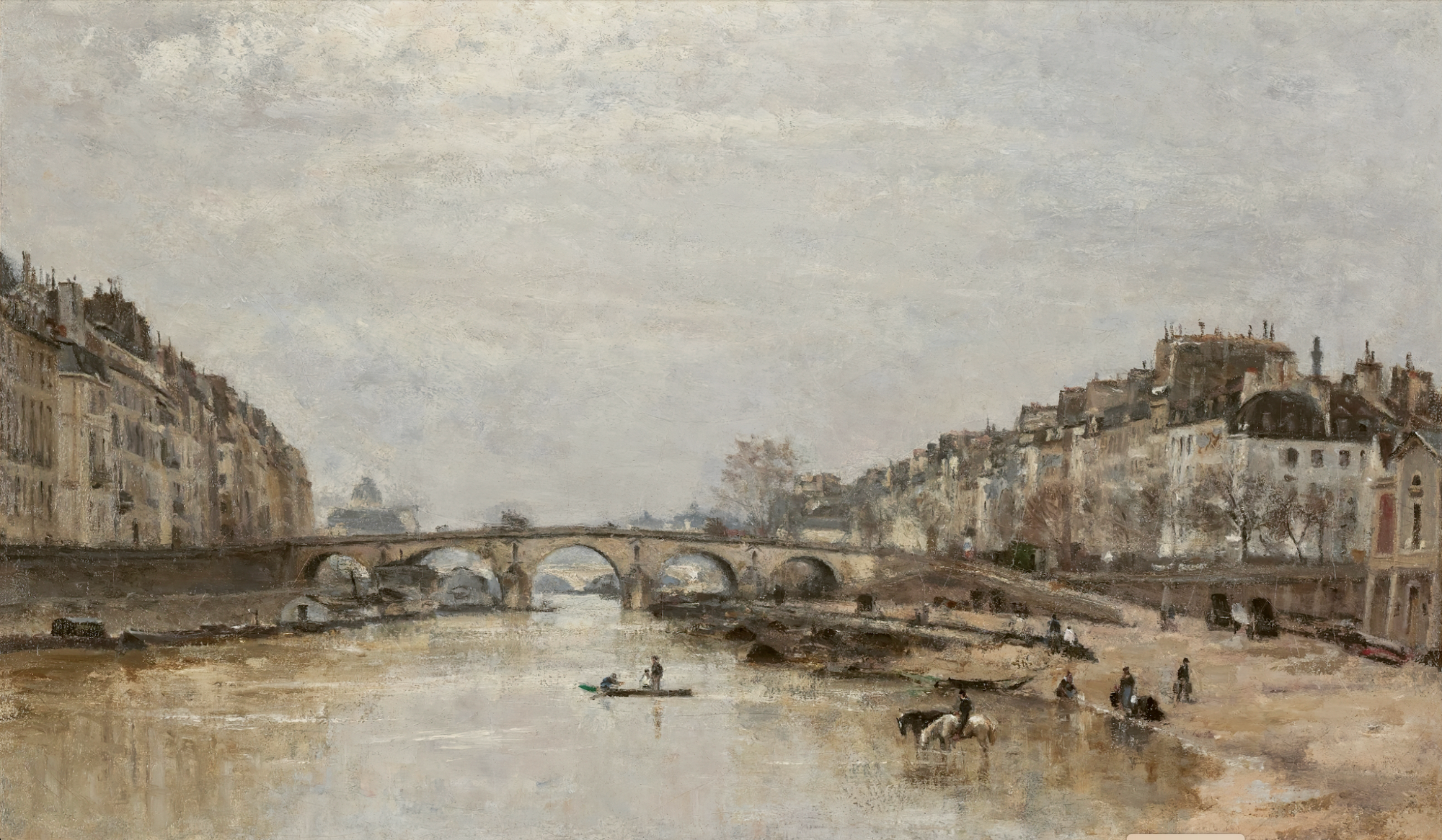 Vintage Seascape Print | Canal