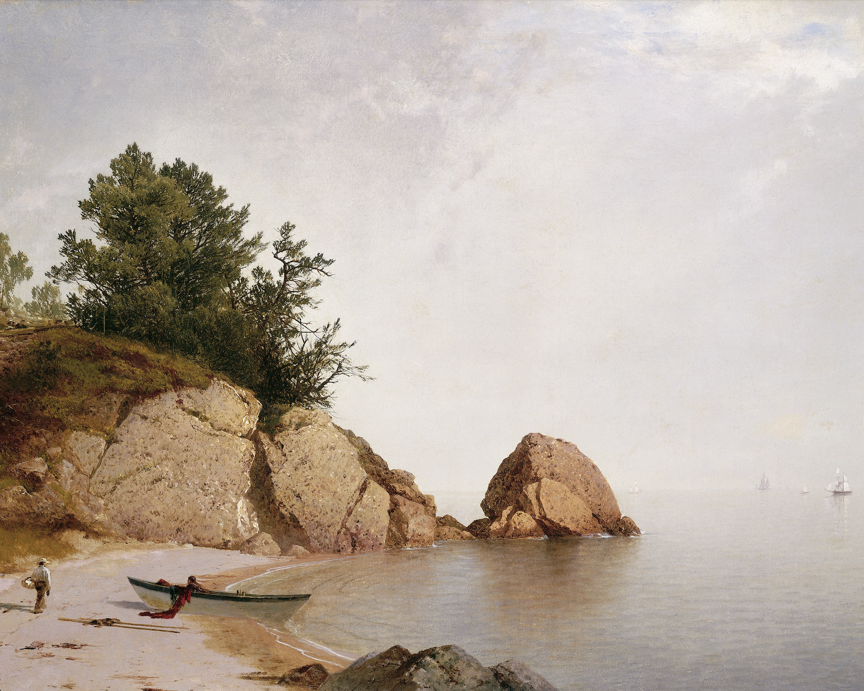 Vintage Seascape Print | On Shore