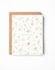 Thinking of You Watercolour Greeting Card