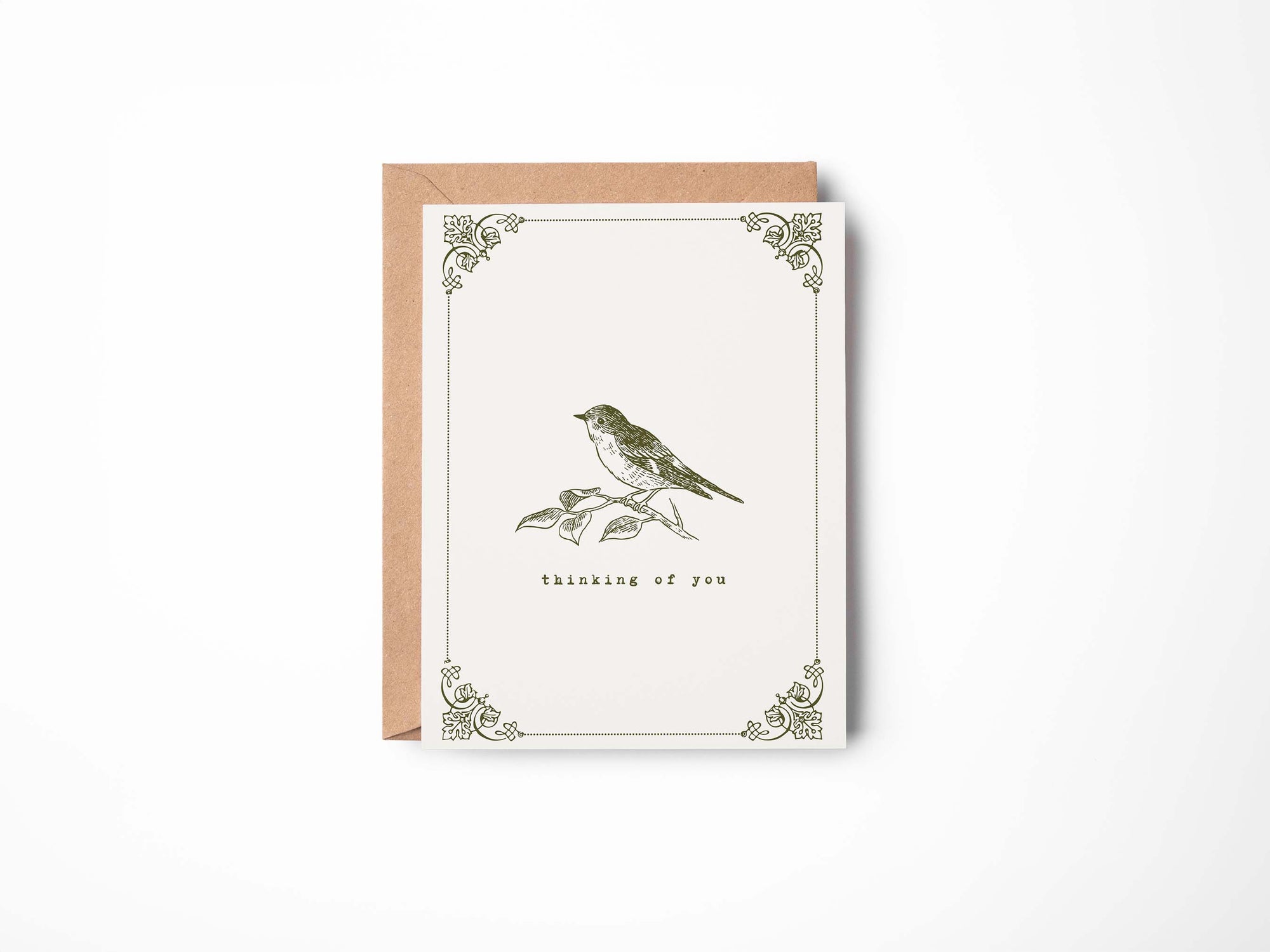 Thinking of You Bird Notecard
