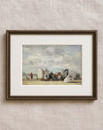 Vintage Seascape Print | Beach Party
