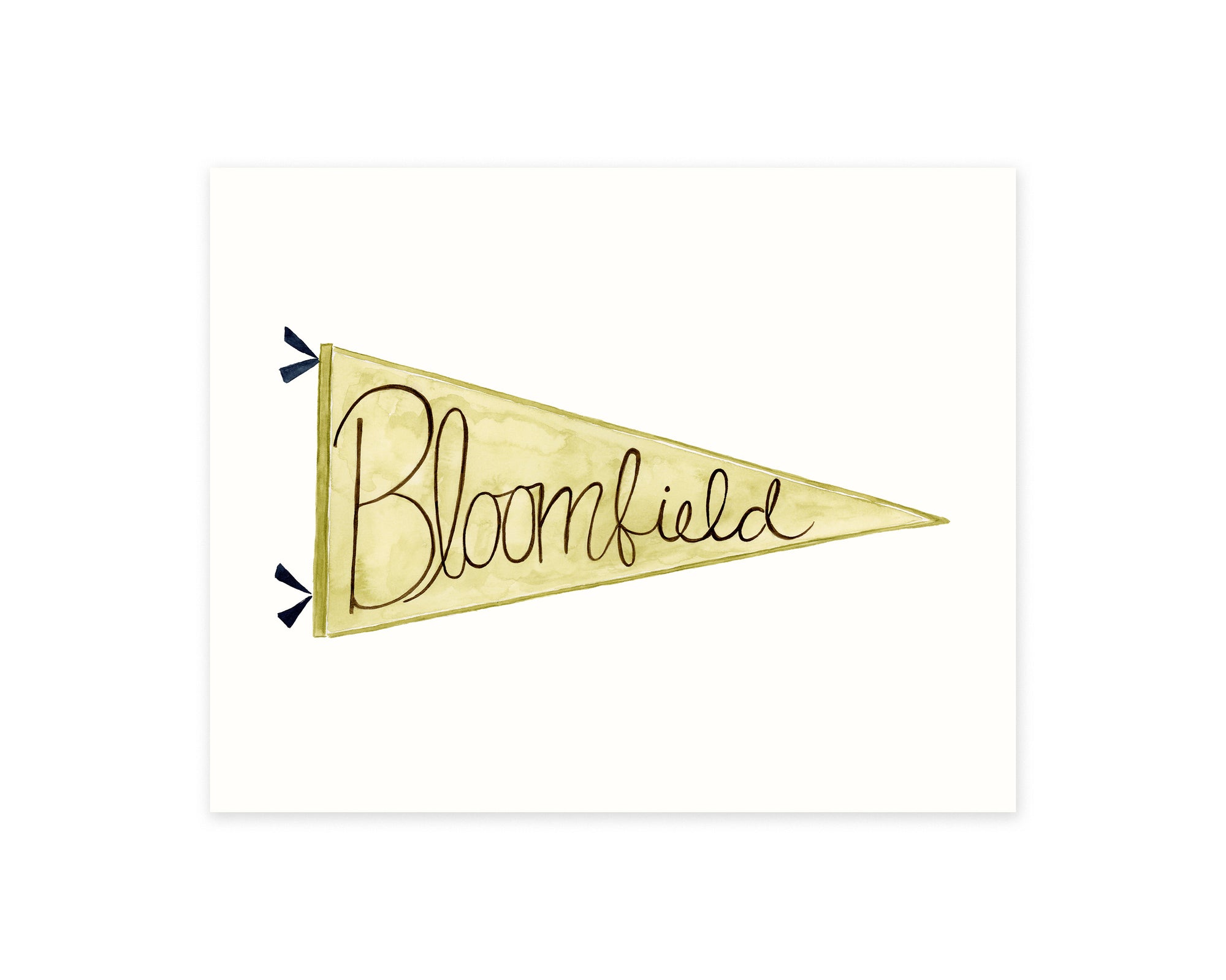 Bloomfield Watercolour Print