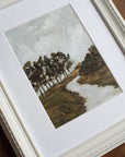 Original Oil Print- Riverscape