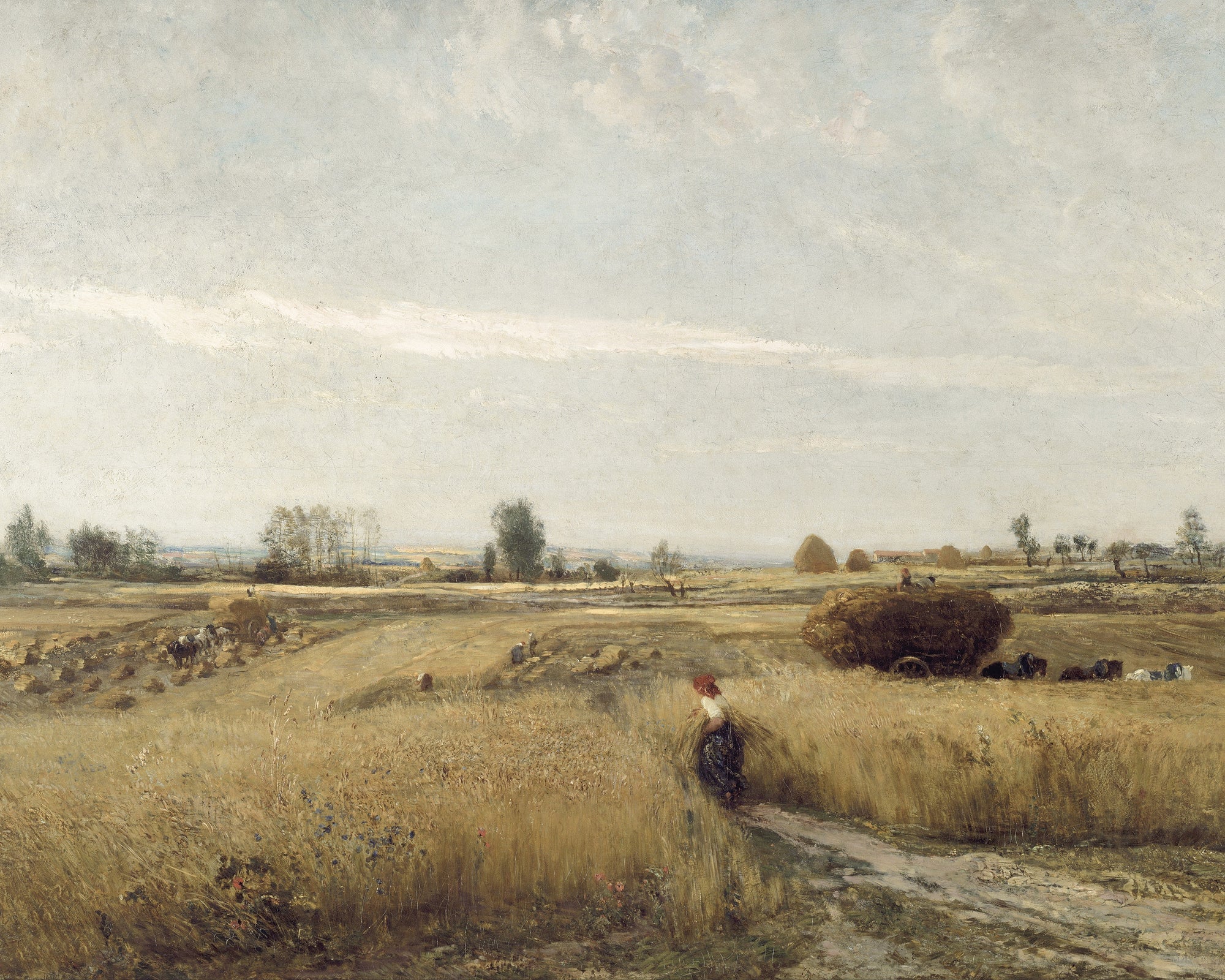 Vintage Landscape Print - Harvest