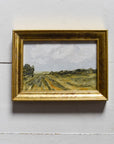 Original Oil Painting Framed - Farm Fields