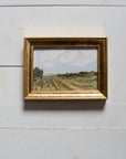 Original Oil Painting Framed - Farm Fields