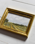 Original Oil Painting Framed - Farm Fields