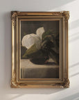 Vintage Still Life Print | Evening White