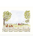 Farm Watercolour Wall Art Print