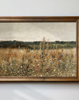 Vintage Landscape Print | Floral Fields