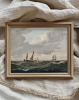 Vintage Seascape Print | Friendly Race