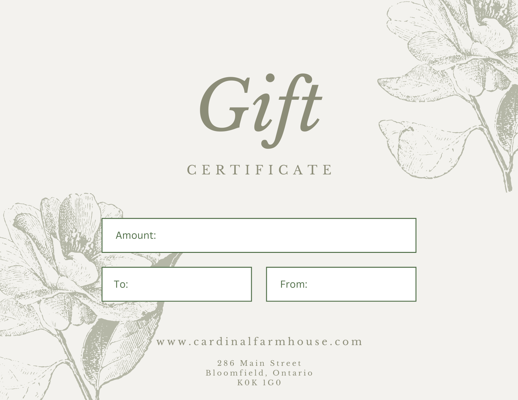 E-Gift Card