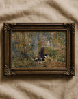 Vintage Autumn Landscape Print | Hunting