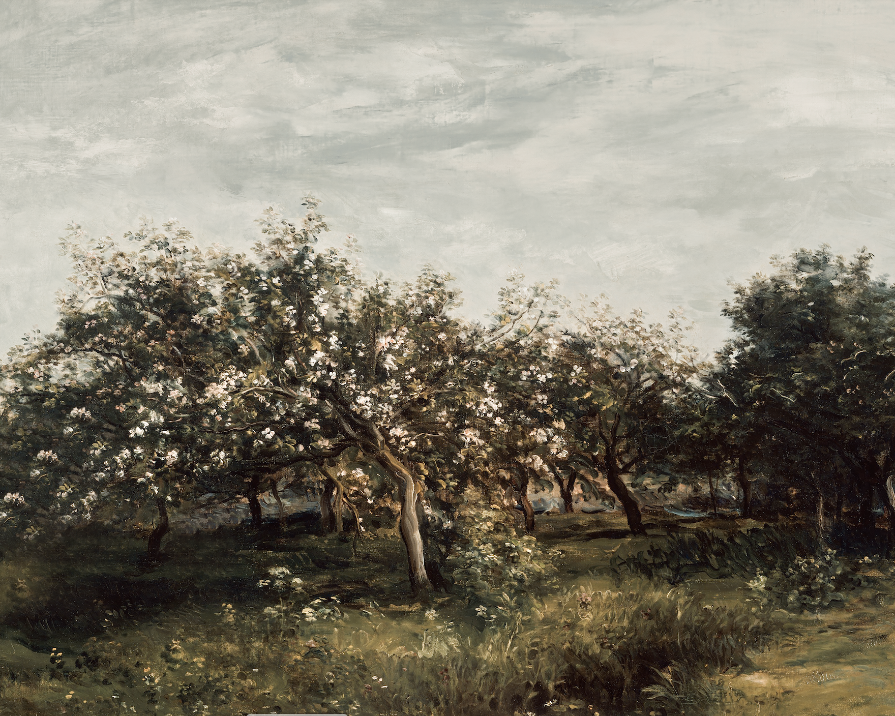 Vintage Landscape Print | Orchard