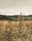 Vintage Landscape Print | Floral Fields