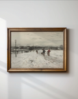 Vintage Winter Landscape Print | Winter Errand