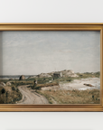 Vintage Landscape Print | Along the Shoreline