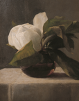 Vintage Still Life Print | Evening White
