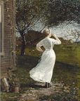 Vintage Still Life Print | Woman by the Water
