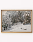 Vintage Landscape Print | Winter Trees