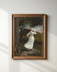 Vintage Still Life Print | Woman by the Water