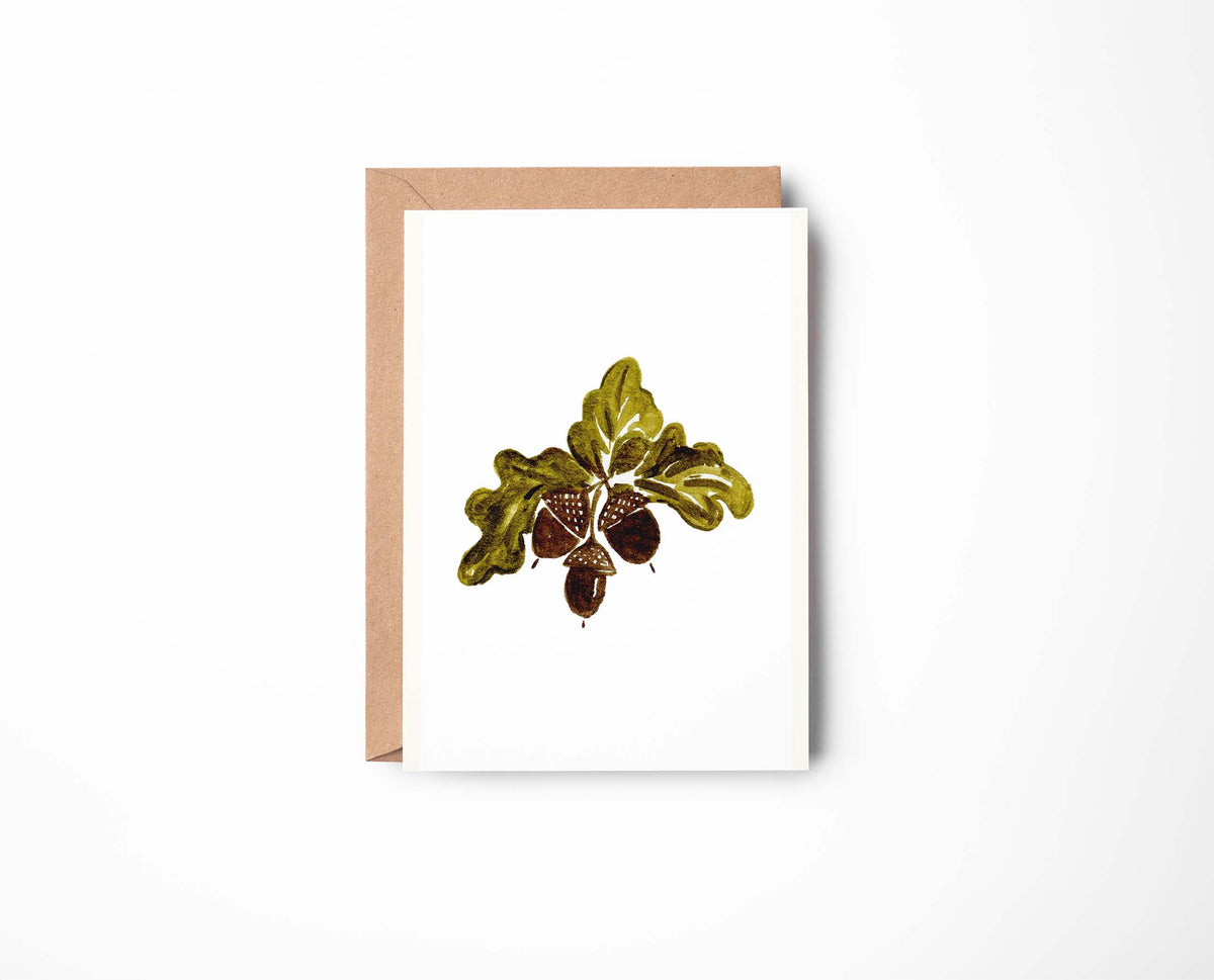 Acorn Stem Mini Card