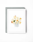 Daffodil Watercolour Greeting Card
