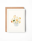 Daffodil Watercolour Greeting Card