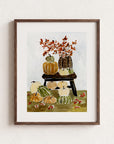 Fall Bench Fine Art Print