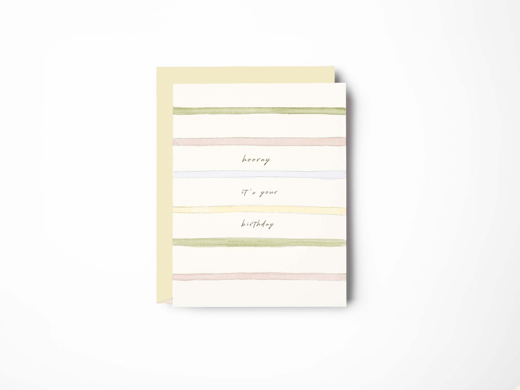 Birthday Watercolour Greeting Card Set
