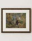 Vintage Autumn Landscape Print | Hunting