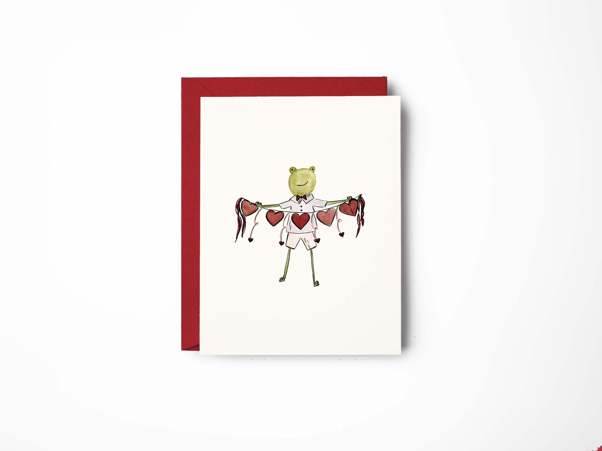 Frog Watercolour Greeting Card Set