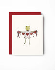 Frog Watercolour Greeting Card