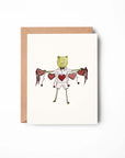 Frog Watercolour Greeting Card