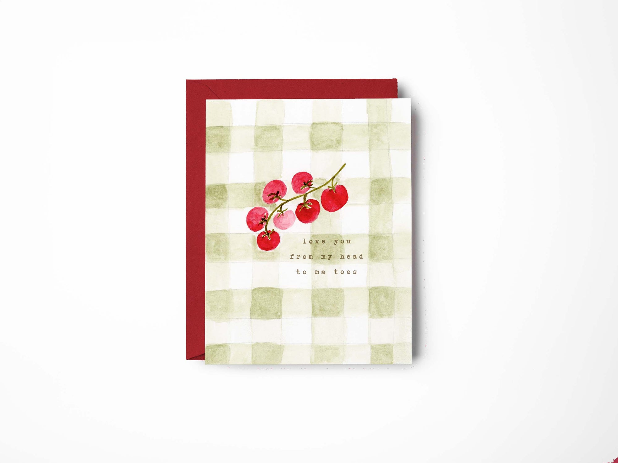 Tomato Watercolour Greeting Card Set