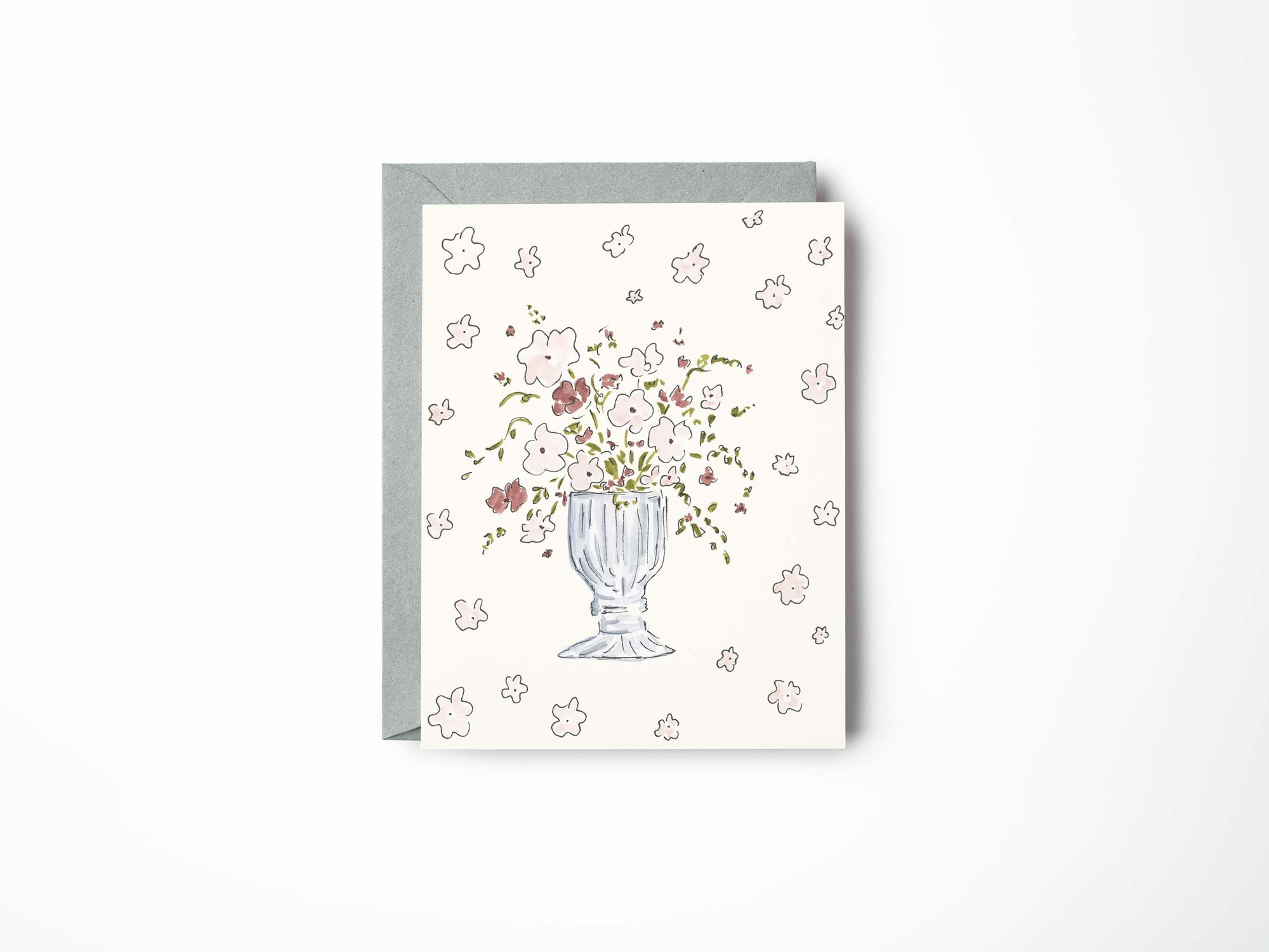 Whimsy Floral Watercolour Greeting Card Set