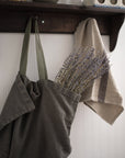 These stunning 100% pure French linen totes have been made in France since 1866. 