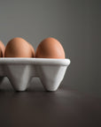 This ceramic half dozen egg holder makes cooking eggs instagram worthy and fun. 