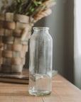 6" Clear Glass Bottle