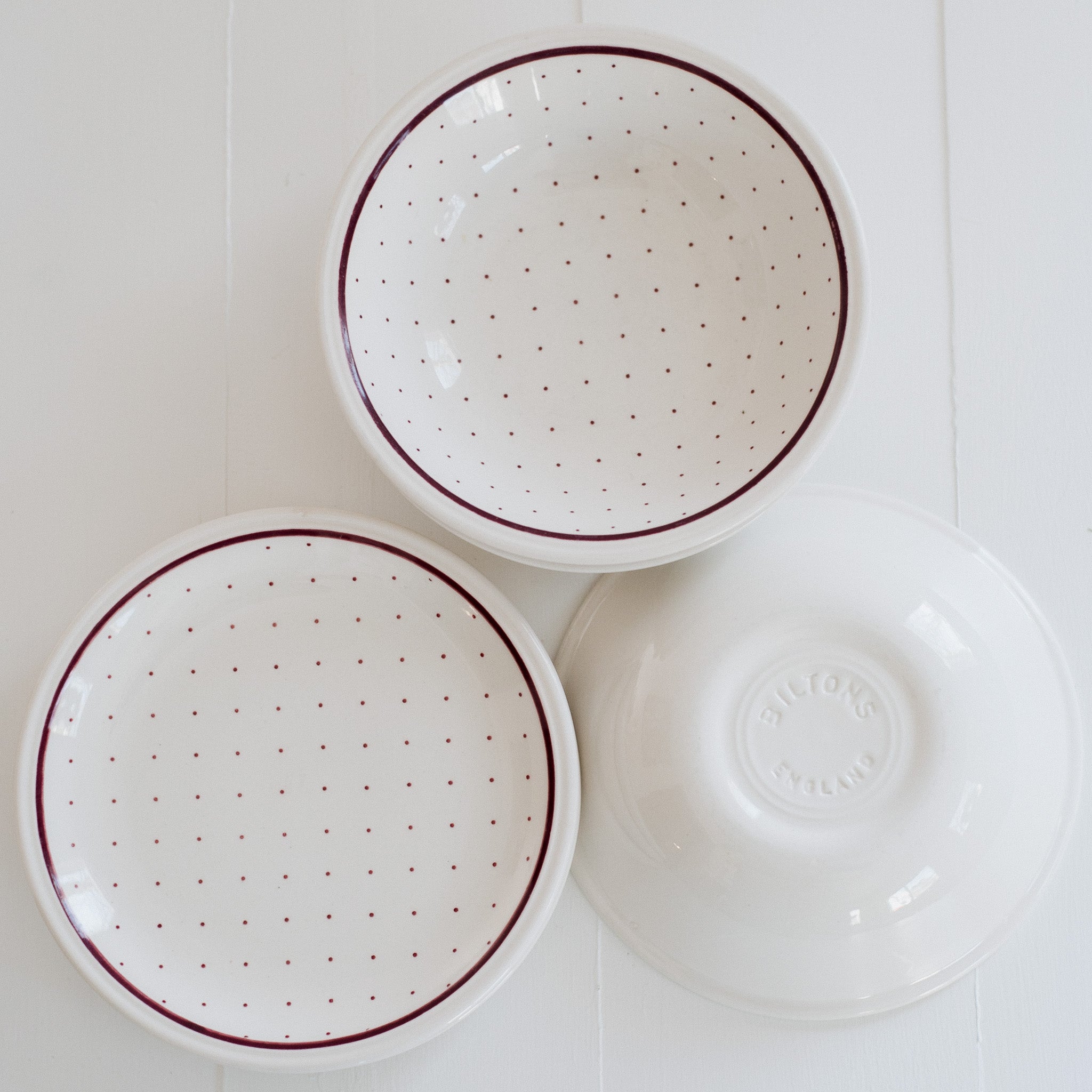 Biltons English Plates + Bowls
